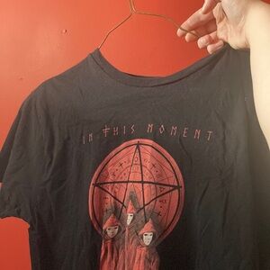 In This Moment Black and Red Graphic Tee